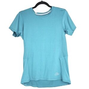 LL Bean Women's Short Sleeve Shirt Teal Medium Regular